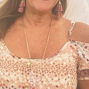 Wishful Park cold shoulder floral dress